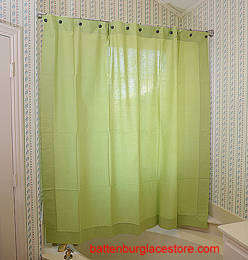 Hemstitch Shower Curtain Color